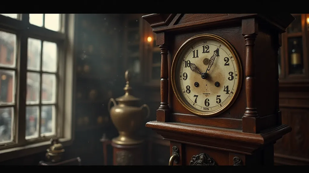 Antique Clock in Shop