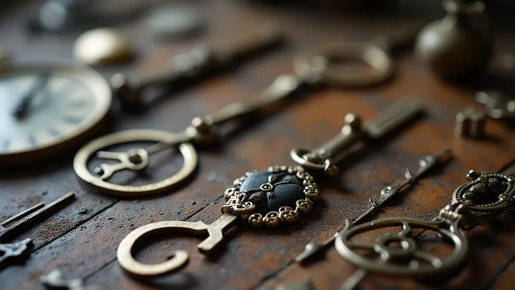 Collection of antique clock hands