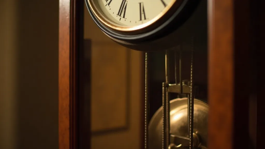 Grandfather clock pendulum
