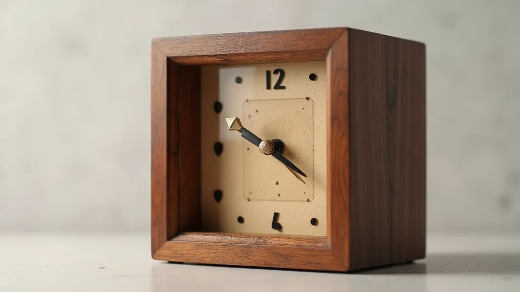 Mid-century modern clock case